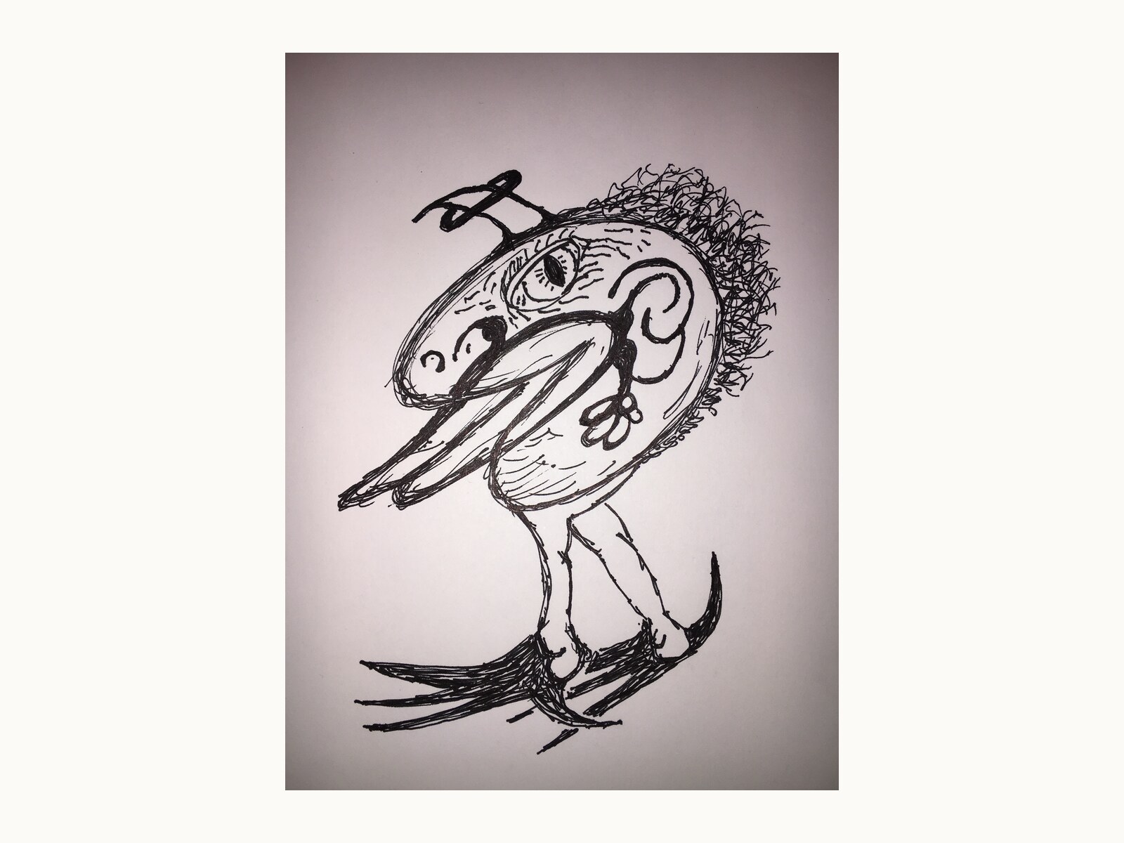 A personal doodle illustration selected for this reflection.