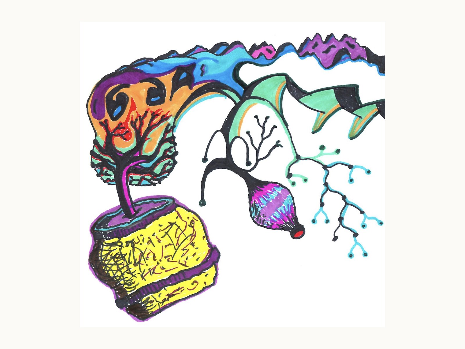 A personal doodle illustration selected for this voice.