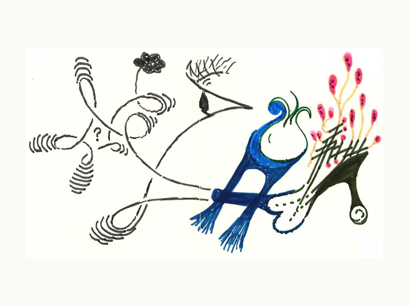 A personal doodle illustration selected for this voice.