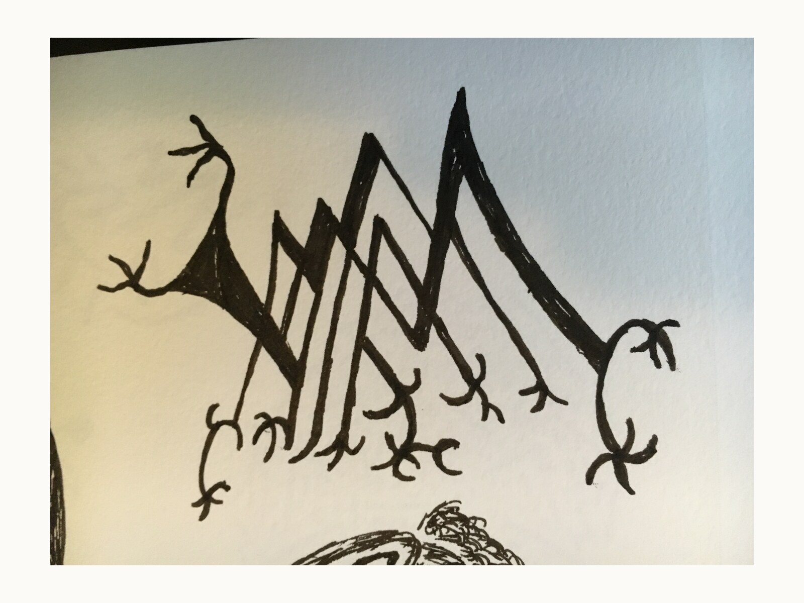 A personal doodle illustration selected for this voice.