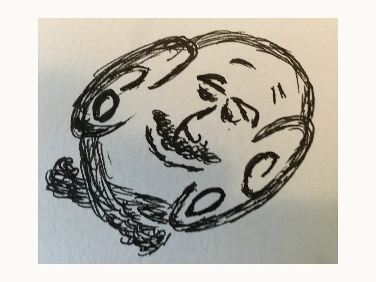 A personal doodle illustration selected for this voice.