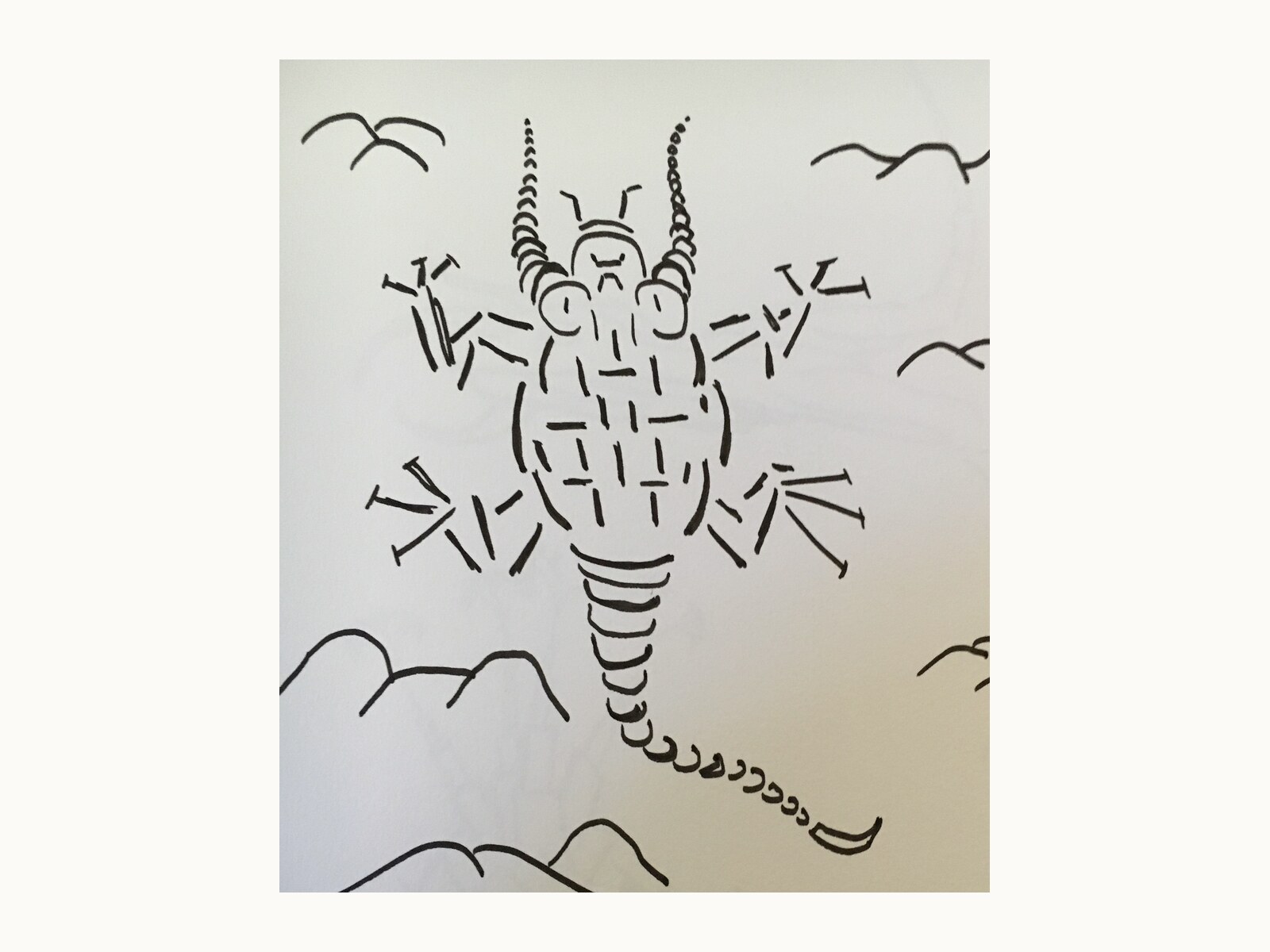 A personal doodle illustration selected for this voice.